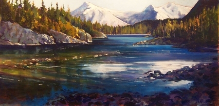 Bow River near Banff
