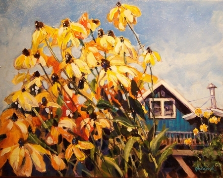 Coneflowers, White Rock