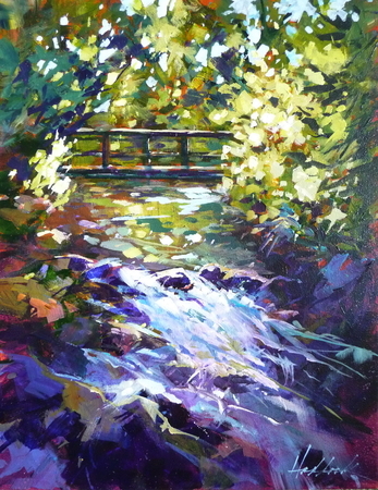 Dappled Sun on the Spawning Channel