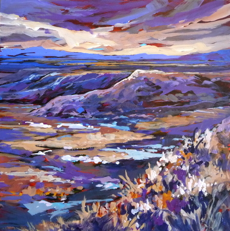 Dusk Over the Badlands
