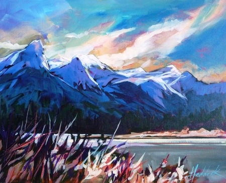 Dusk Over the Rockies