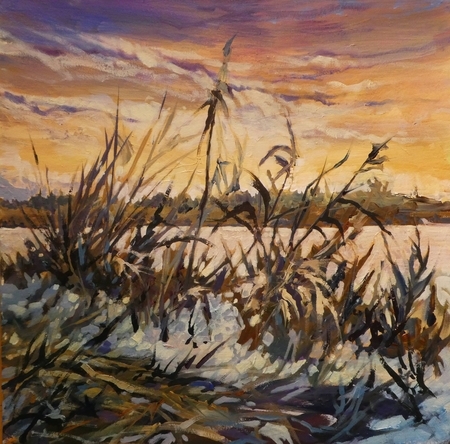 Late Light on the Fen