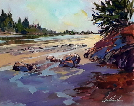 Late Sun at Cox Bay