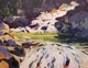 Study, Mountain Cascade